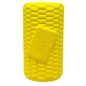 Corn on the Cob Dog Toy - Durable Rubber Treat Dispenser