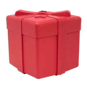 Gift Box eDispenser - Durable Rubber Treat Dispenser for Dogs