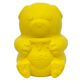 Honey Bear eDispenser - Durable Rubber Treat Dispenser for Dogs