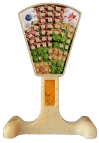 Waffle Tower Nylon Chew & Enrichment Toy | 2-in-1 for Aggressive Chewers