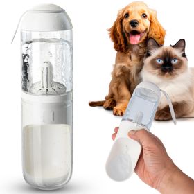 Portable Dog Water Bottle Dispenser - 12 oz Capacity, One-Hand Operation, with Silicone Wrist Strap