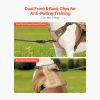 Dog Harness for Large Dogs, No Pull Tactical Dog Harness Adjustable Pet Vest, with Handle, Metal Rings, Buckles, Reflective Stitching Nylon Oxford Fab