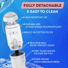 Portable Dog Water Bottle Dispenser - 12 oz Capacity, One-Hand Operation, with Silicone Wrist Strap