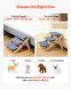 Wood Pet Stairs, 3-Step Dog Stairs for Beds, Sofa & Cars, 150lbs Load Capacity, Floded Flat Design, Stable & Sturdy Cat & Dog Step Ladder for Small Me