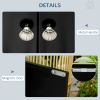 Raised Pet Feeding Storage Station with 2 Stainless Steel Bowls Base for Large Dogs and Other Large Pets Black