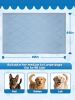 40x60in Large Cooling Blanket for Dogs - Machine Washable Soft Blanket with Q-MAX>0.4, Fits Medium Large Dogs, Summer Cooling Mat for Dog Kennel Car S