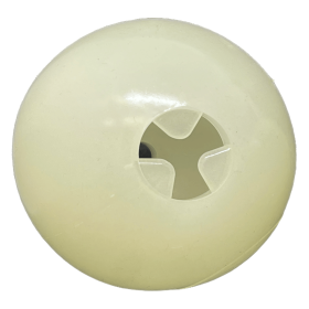 4" Glow-in-the-Dark Dog Ball - Treat Dispenser & Water Toy | USA Made