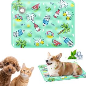 90*60 cm Dog Cooling Mat, 2026 New Summer Pet Mats, Portable Pet Cooling Pad for Travel, Washable Gel Coolings Mat for Dogs and Cats Indoor Outdoor