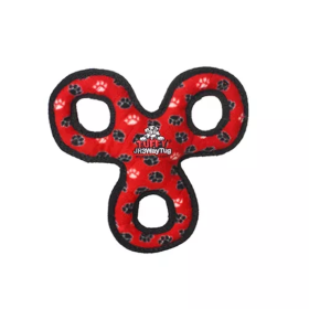 Tuffy Jr 3WayTug (Color: Red Paw)