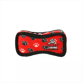 Tuffy Jr Bone2 Red Paw (Color: Red Paw)