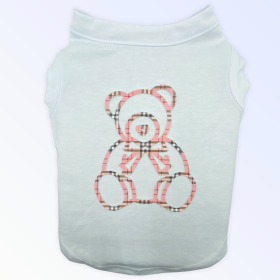 Furberry Bear Tee (Color: White, size: X Small)