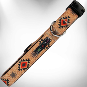 Southwestern Collars (Color: Grand Mesa, size: S 3/4" width fits 10-14" neck)