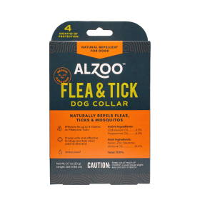 ALZOO Plant-Based Flea & Tick Collar (size: Medium Dog)
