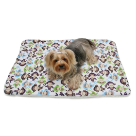Ultra Soft Minky/Plush Blanket (Color: Monkey)