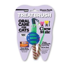 Oral Care Floss & Treat Toothbrush Toy (size: Pack of 1)