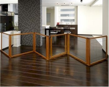 6 Panel Convertible Elite Pet Gate (Color: Autumn Matte)