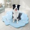 Dog Cooling Mat, Washable Pet Cooling Mat, Medium 35" x 33" Thick & Durable Large Cooling Mat for Dogs, Portable Foldable Premium Cooling Pad for Indo