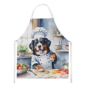 The Chef Apron Cooking Kitchen Server Baking Crafts Gardening for Adult Women Men, Unisex, Large, Multicolor (Breed: Bernese Mountain Dog)