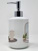 Ceramic Soap Dispenser Hand Soap Dispenser Pump Bottles for Bathroom Kitchen, Empty Refillable Liquid Soap Container