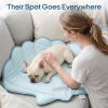 Dog Cooling Mat, Washable Pet Cooling Mat, Medium 35" x 33" Thick & Durable Large Cooling Mat for Dogs, Portable Foldable Premium Cooling Pad for Indo