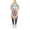 Luau Apron Cooking Kitchen Server Baking Crafts Gardening for Adult Women Men, Unisex, Large, Multicolor