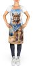 Cowboy Welcome Apron Cooking Kitchen Server Baking Crafts Gardening for Adult Women Men, Unisex, Large, Multicolor