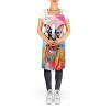 Hippie Dawg Apron Cooking Kitchen Server Baking Crafts Gardening for Adult Women Men, Unisex, Large, Multicolor
