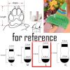 4 Pcs Cute Puppy Socks Knitted Pet Socks Dog Paw Protection