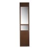 Dog Door for Sliding Glass Door, Adjustable Height, Aluminum Alloy Frame with Rotating Hinges, Lock Design