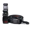 Trendy Gradient Printed PVC Dog Leash & Collar Set, Waterproof Durable Pet Lead with Unique Pattern, Adjustable for Small Medium Large Dogs