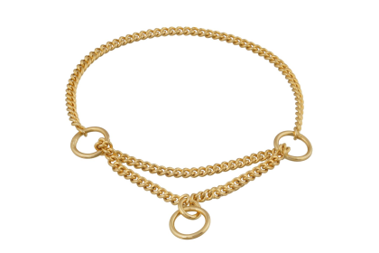 Martingale Show Chain Collar (size: 10in x 1.2 mm)
